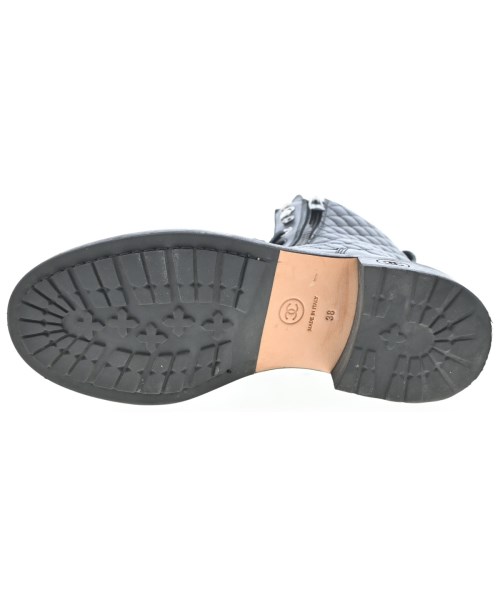 CHANEL（シャネル）ブーツ 黒 サイズ:EU38(24.5cm位) レディース/2200699768115