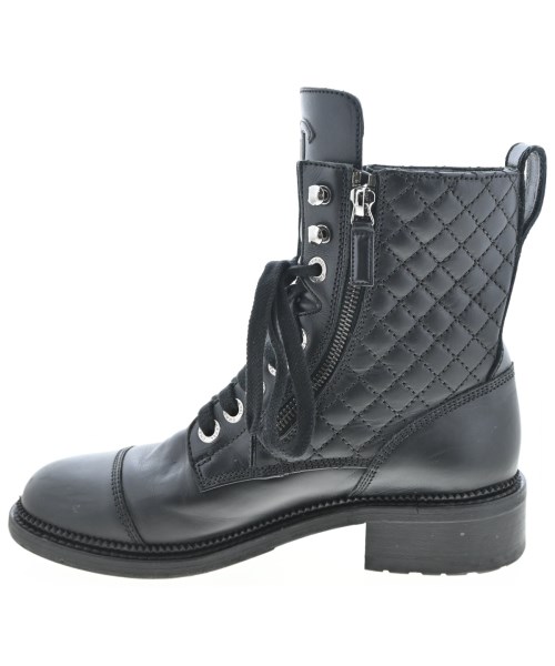 CHANEL（シャネル）ブーツ 黒 サイズ:EU38(24.5cm位) レディース/2200699768115