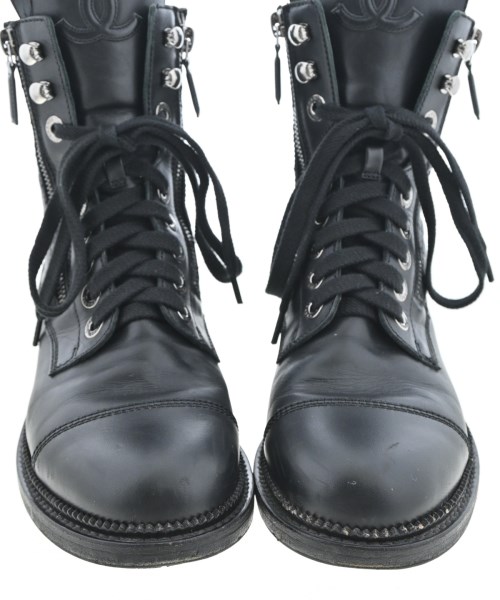 CHANEL（シャネル）ブーツ 黒 サイズ:EU38(24.5cm位) レディース/2200699768115