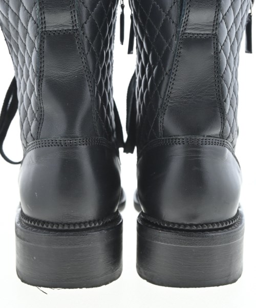 CHANEL（シャネル）ブーツ 黒 サイズ:EU38(24.5cm位) レディース/2200699768115