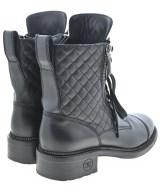 CHANEL（シャネル）ブーツ 黒 サイズ:EU38(24.5cm位) レディース/2200699768115
