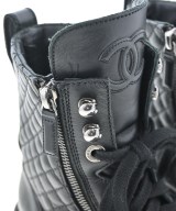 CHANEL（シャネル）ブーツ 黒 サイズ:EU38(24.5cm位) レディース/2200699768115