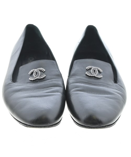 CHANEL（シャネル）ドレスシューズ/ローファー 黒 サイズ:38(24.5cm位) レディース/2200699945011