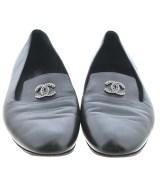 CHANEL（シャネル）ドレスシューズ/ローファー 黒 サイズ:38(24.5cm位) レディース/2200699945011