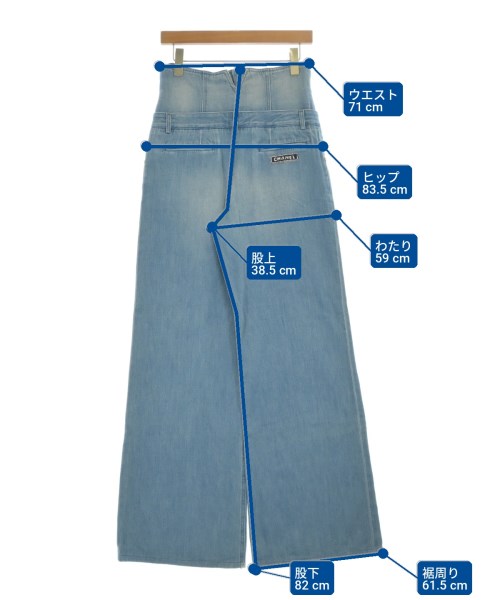 CHANEL（シャネル）デニムパンツ 青 サイズ:38(S位) レディース/2200700879151
