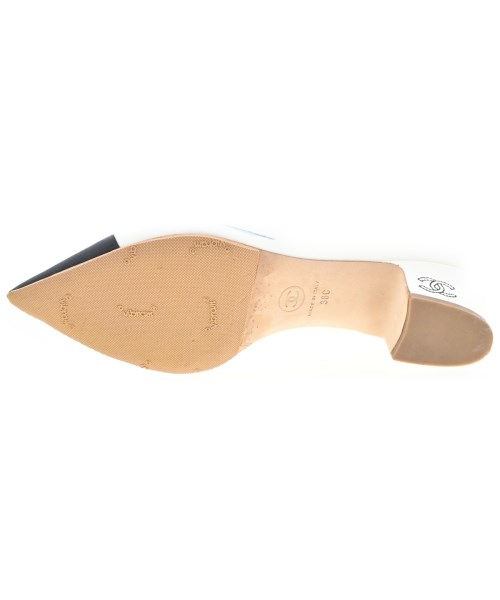 CHANEL（シャネル）パンプス 白 サイズ:EU38(24.5cm位) レディース/2200701095024