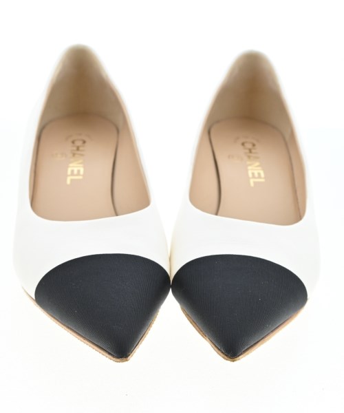 CHANEL（シャネル）パンプス 白 サイズ:EU38(24.5cm位) レディース/2200701095024