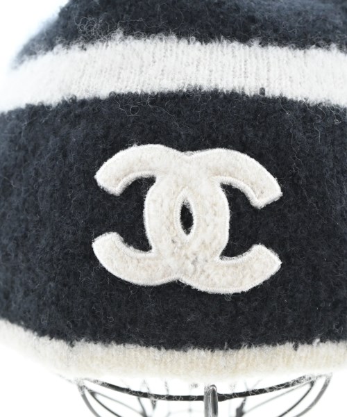 CHANEL（シャネル）ニットキャップ・ビーニー 黒 サイズ:- レディース/2200654778043