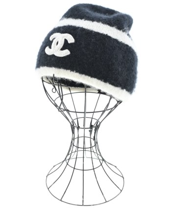 CHANEL（シャネル）ニットキャップ・ビーニー 黒 サイズ:- レディース
