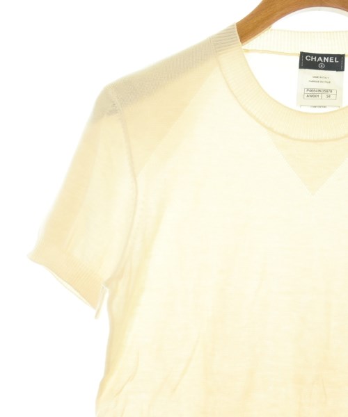 CHANEL（シャネル）ニット・セーター ベージュ サイズ:34(XXS位) レディース/2200648711056
