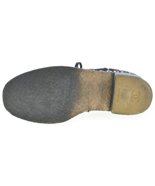 CHANEL（シャネル）ブーティ 黒 サイズ:37(23.5cm位) レディース/2200655742029