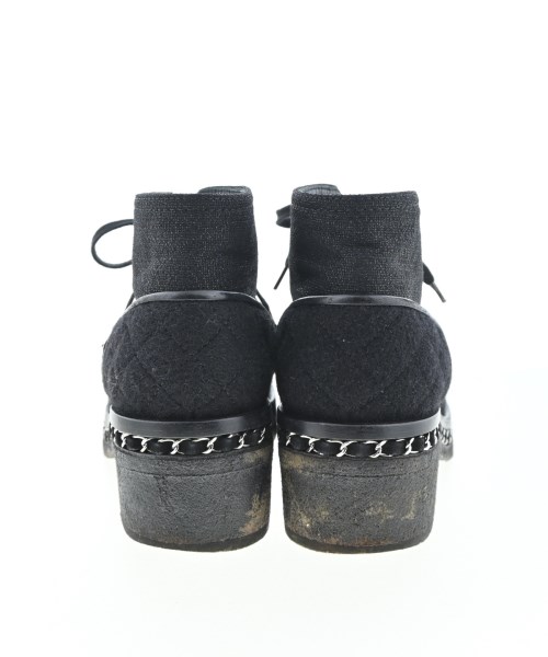 CHANEL（シャネル）ブーティ 黒 サイズ:37(23.5cm位) レディース/2200655742029