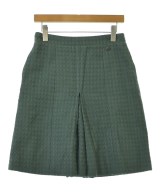 CHANEL（シャネル）ひざ丈スカート 緑 サイズ:38(S位) レディース/2200653301051