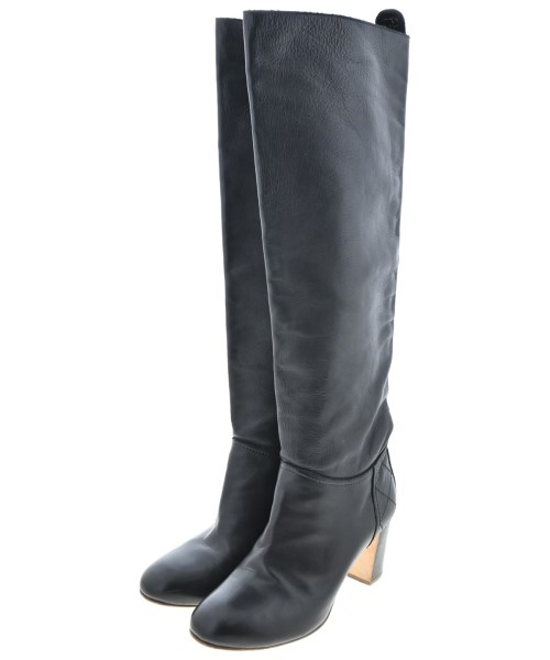 CHANEL(シャネル)ブーツ 黒 サイズ:EU37 1/2(24cm位)/2200657669584