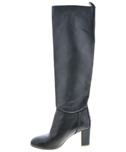 CHANEL（シャネル）ブーツ 黒 サイズ:EU37 1/2(24cm位) レディース/2200657669584