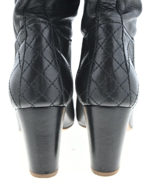 CHANEL（シャネル）ブーツ 黒 サイズ:EU37 1/2(24cm位) レディース/2200657669584