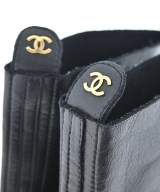 CHANEL（シャネル）ブーツ 黒 サイズ:EU37 1/2(24cm位) レディース/2200657669584