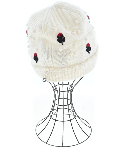 CHANEL（シャネル）ニットキャップ・ビーニー 白 サイズ:L レディース/2200637068529