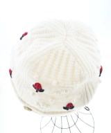 CHANEL（シャネル）ニットキャップ・ビーニー 白 サイズ:L レディース/2200637068529
