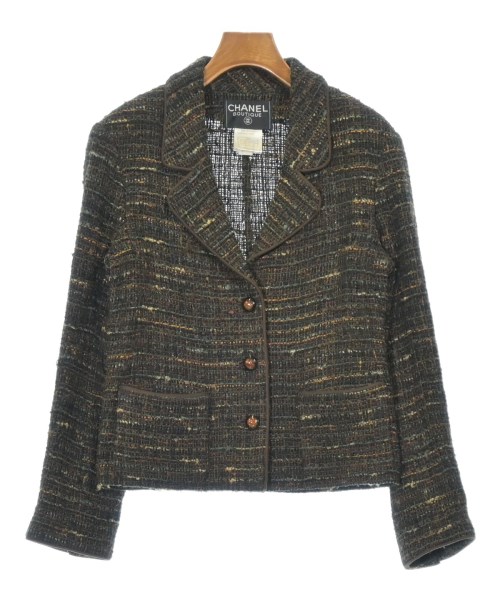 CHANEL(シャネル)テーラードジャケット 黒 サイズ:38(S位)/2200658090417