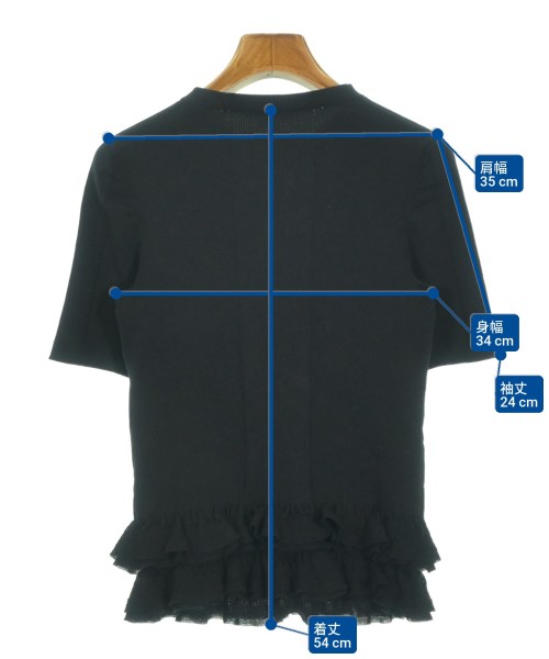 CHANEL（シャネル）ニット・セーター 黒 サイズ:34(XXS位) レディース/2200659101020