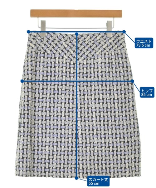 CHANEL（シャネル）ミニスカート 白 サイズ:38(S位) レディース/2200659273031