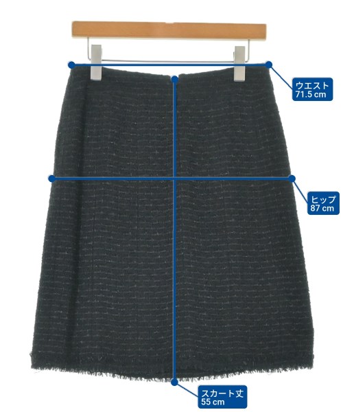 CHANEL（シャネル）ミニスカート 黒 サイズ:38(S位) レディース/2200659273048