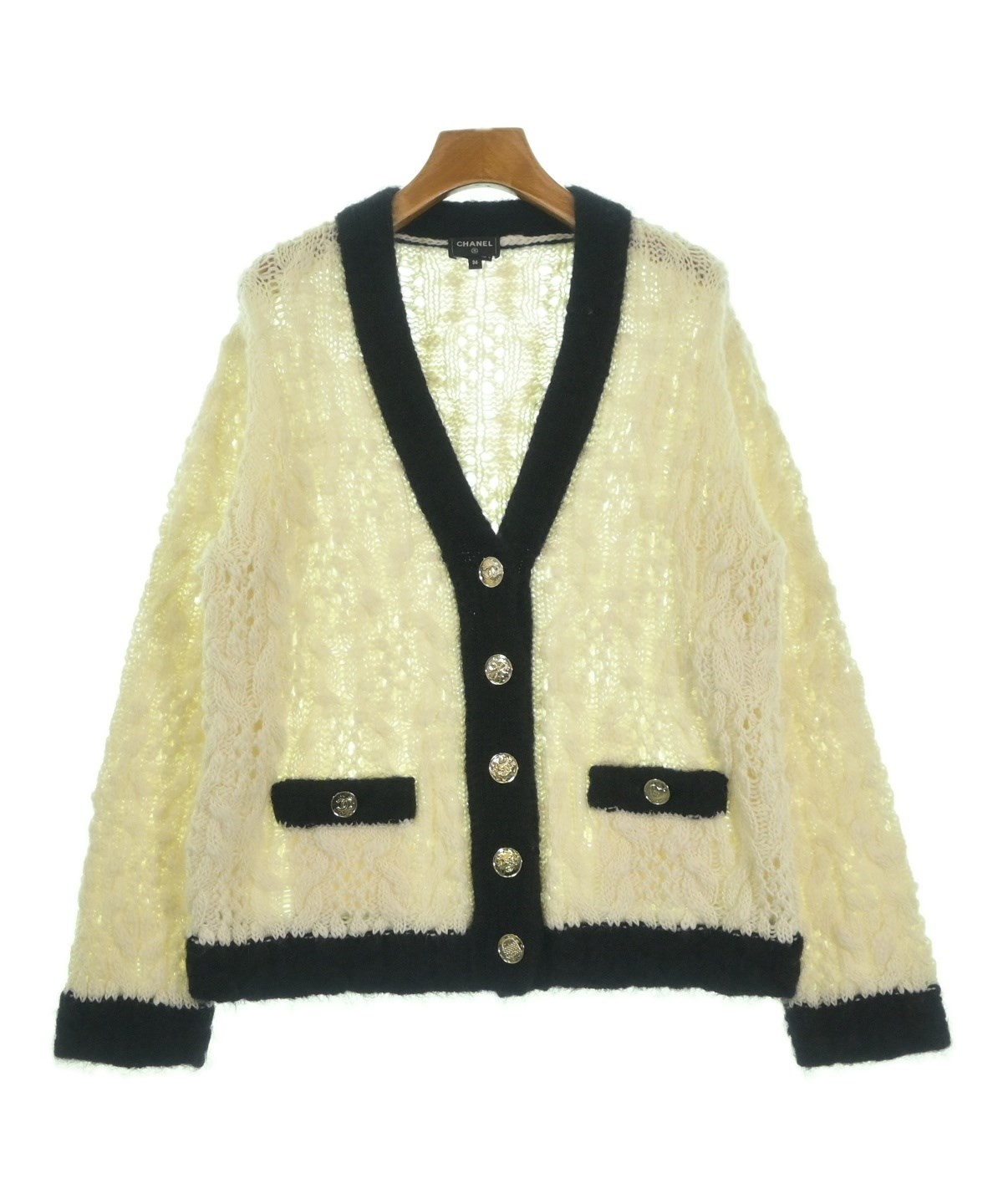 CHANEL（シャネル）カーディガン 白 サイズ:36(XS位) レディース