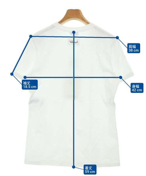 CHANEL（シャネル）Tシャツ・カットソー 白 サイズ:S レディース/2200659593061