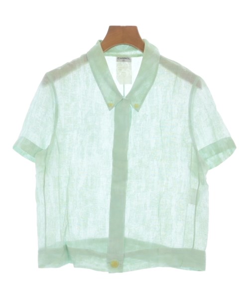 CHANEL(シャネル)ブラウス 緑 サイズ:S/2200659201058