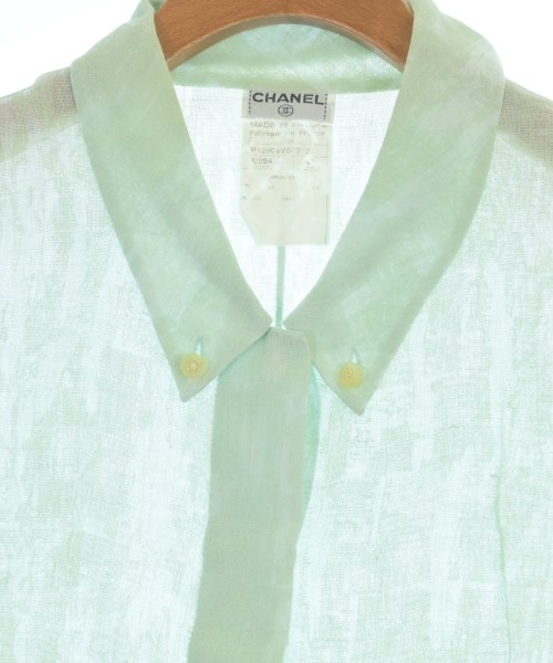 CHANEL（シャネル）ブラウス 緑 サイズ:S レディース/2200659201058