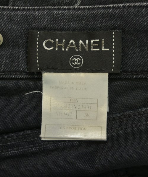 CHANEL（シャネル）デニムパンツ 黒 サイズ:38(S位) レディース/2200659579041