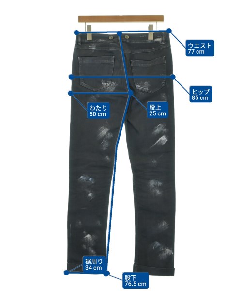 CHANEL（シャネル）デニムパンツ 黒 サイズ:38(S位) レディース/2200659579041