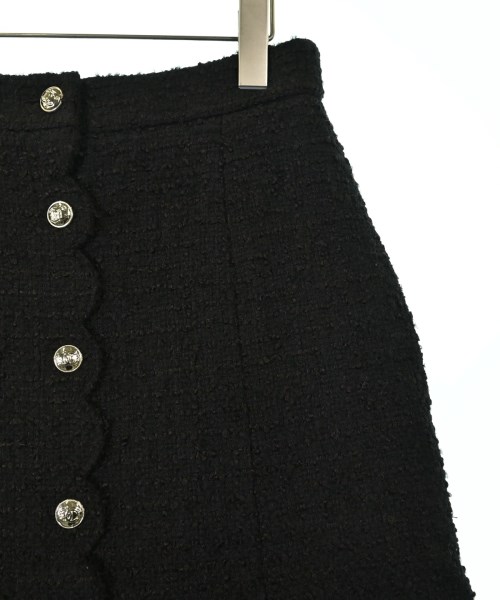 CHANEL（シャネル）ひざ丈スカート 黒 サイズ:38(S位) レディース/2200654669044