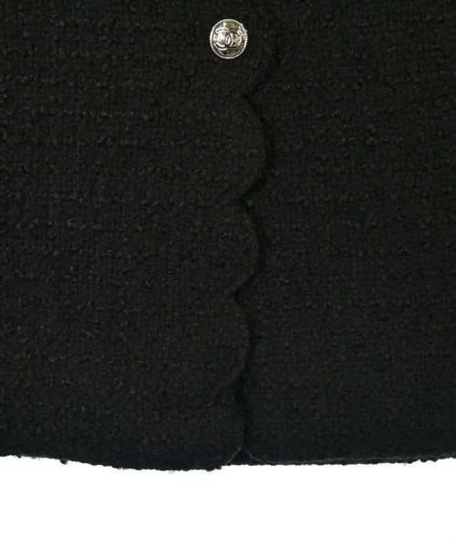 CHANEL（シャネル）ひざ丈スカート 黒 サイズ:38(S位) レディース/2200654669044