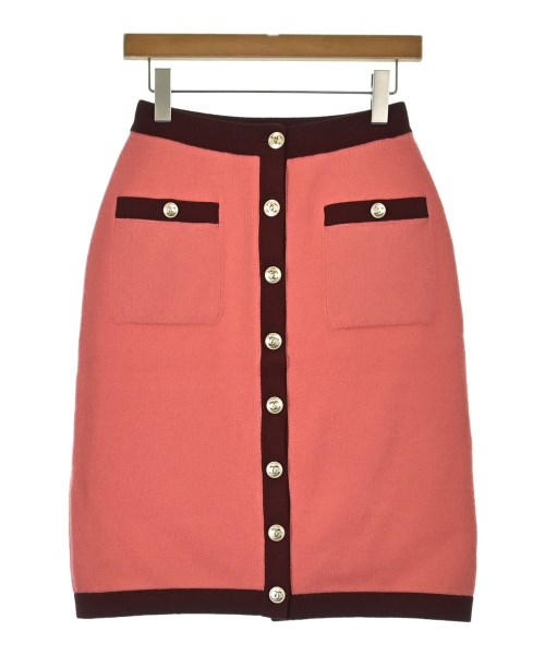 CHANEL(シャネル)ひざ丈スカート ピンク サイズ:34(XXS位)/2200660325019
