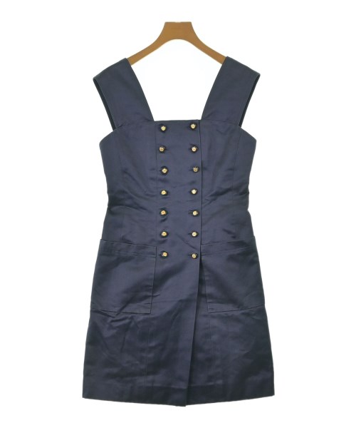 CHANEL(シャネル)ワンピース 紺 サイズ:38(M位)/2200655842040