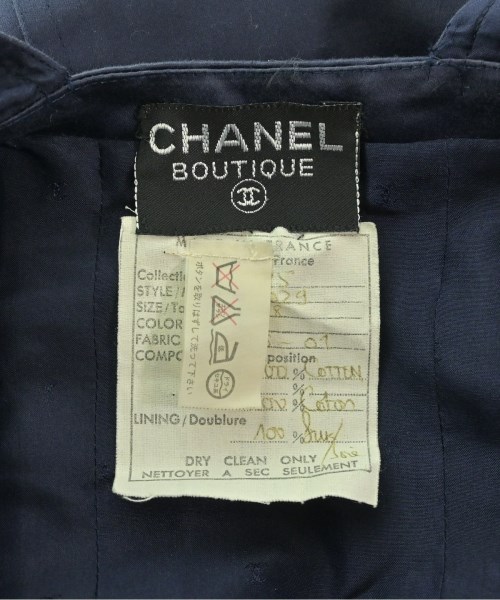 CHANEL（シャネル）ワンピース 紺 サイズ:38(M位) レディース/2200655842040