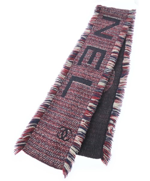 CHANEL（シャネル）マフラー 赤 サイズ:- レディース/2200661135167