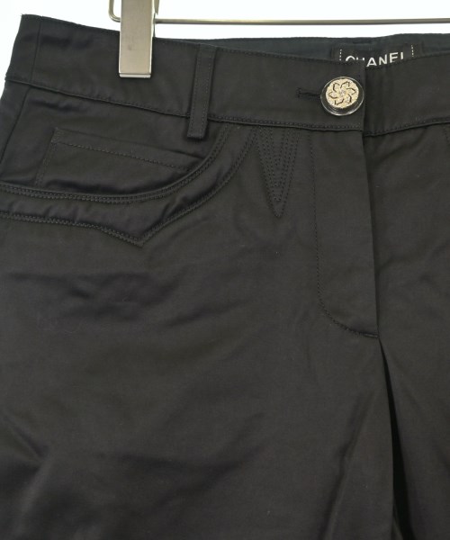 CHANEL（シャネル）クロップドパンツ 黒 サイズ:38(S位) レディース/2200661510490