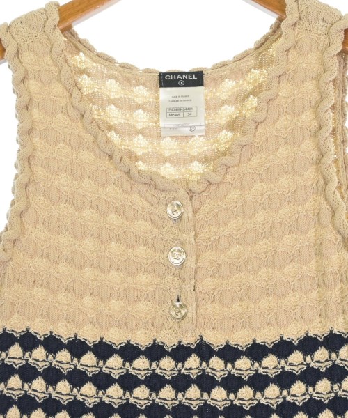 CHANEL（シャネル）ワンピース ベージュ サイズ:34(XXS位) レディース/2200710557025