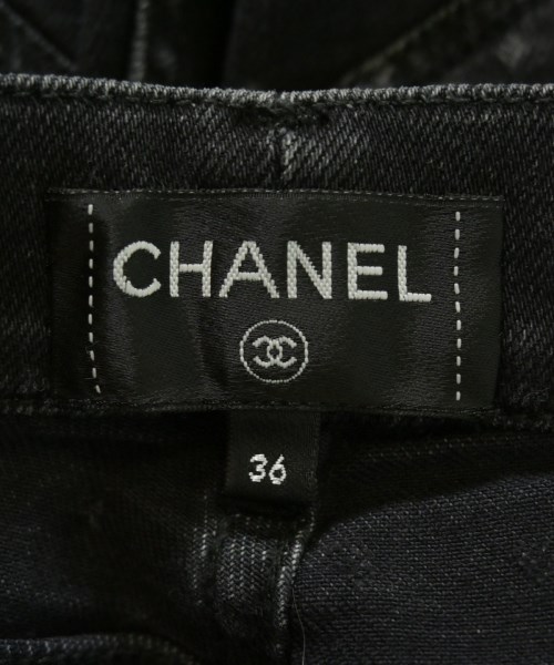 CHANEL（シャネル）デニムパンツ 黒 サイズ:36(XS位) レディース/2200710811158