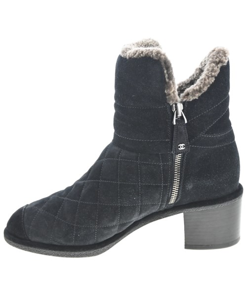 CHANEL（シャネル）ブーツ 黒 サイズ:EU38(24.5cm位) レディース/2200710811400