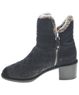 CHANEL（シャネル）ブーツ 黒 サイズ:EU38(24.5cm位) レディース/2200710811400