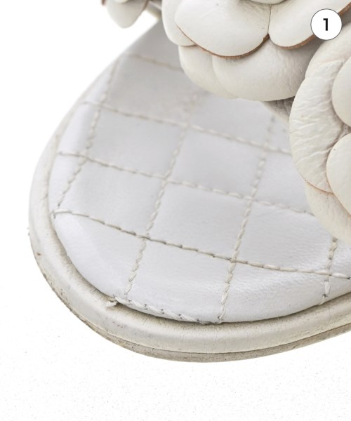 CHANEL（シャネル）サンダル 白 サイズ:EU36 1/2(23cm位) レディース/2200710542021