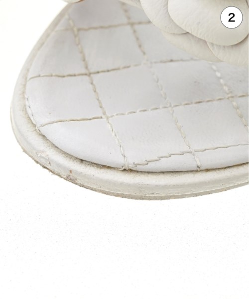 CHANEL（シャネル）サンダル 白 サイズ:EU36 1/2(23cm位) レディース/2200710542021
