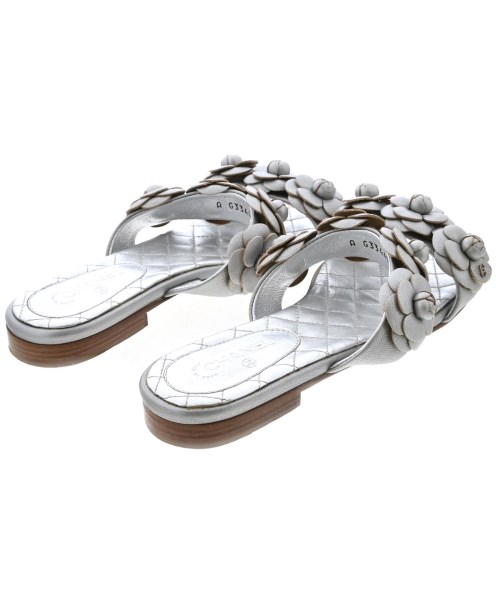 CHANEL（シャネル）サンダル シルバー サイズ:36 1/2(23cm位) レディース/2200710542038
