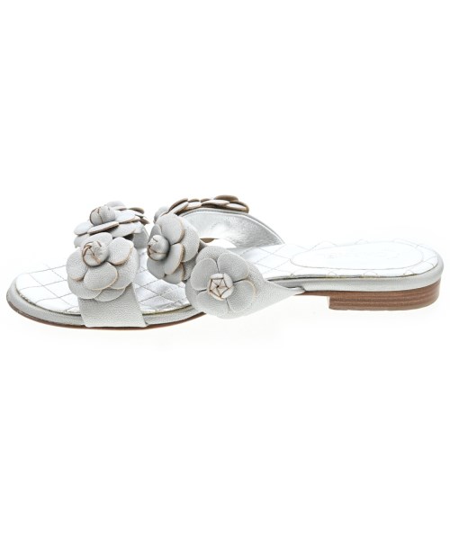 CHANEL（シャネル）サンダル シルバー サイズ:36 1/2(23cm位) レディース/2200710542038