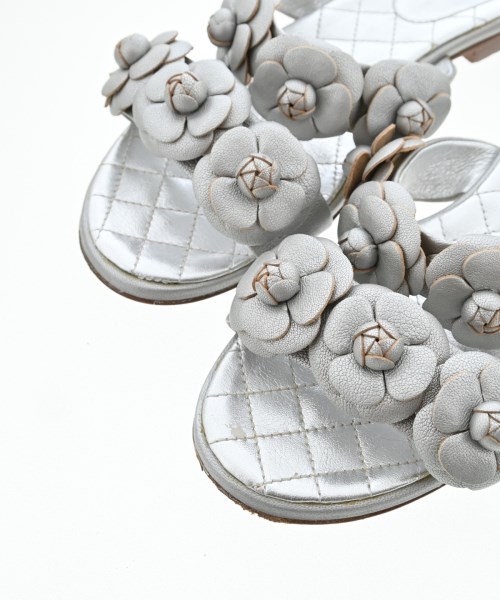 CHANEL（シャネル）サンダル シルバー サイズ:36 1/2(23cm位) レディース/2200710542038