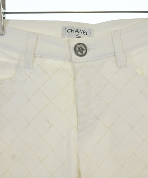 CHANEL（シャネル）デニムパンツ 白 サイズ:34(XXS位) レディース/2200711688018